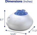 Vicks Warm Steam Vaporizer & Humidifier 1.5 Gallon Tank - Image 2