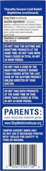 Theraflu Severe Cold and Cough Nighttime - Image 2