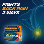 Advil Dual Action Back Pain Caplets Delivers 125mg Ibuprofen - Image 5