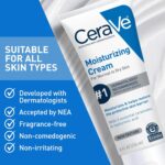 CeraVe Moisturizing Cream, Body and Face Moisturizer for Dry Skin - Image 3