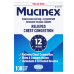 Mucinex 12 Hour 600 mg Guaifenesin Extended-Release Tablets