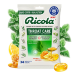 Throat Care Max Honey Lemon, 34 Count