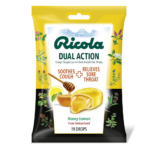 Dual Action Honey Lemon Cough Drops, 19 Count