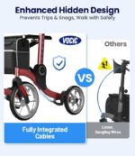 VOCIC Z36 Walker for Seniors with Seat - Image 2