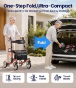 VOCIC Z36 Walker for Seniors with Seat - Image 6