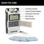 Digital TENS Unit with Accessories - Muscle Stimulator Machine for Back Pain Relief - Image 3