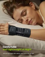 Rakiie 2 Pack Carpal Tunnel Wrist Braces, Adjustable Wrist Support Splin - Image 5