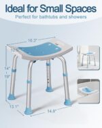 HOMLAND Shower Chair for Inside Shower - Image 6