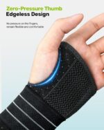 Rakiie Carpal Tunnel Wrist Brace, Ergonomic Night Support Brace - Image 4