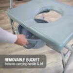DMI Drop Arm Portable Toilet Commode - Image 4