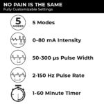 TENS 7000 Rechargeable Tens Unit Muscle Stimulator - Image 2