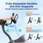 BlessReach Heavy Duty Upright Rollator Walker for Seniors with Seat - Image 5