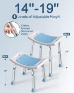HOMLAND Shower Chair for Inside Shower - Image 5