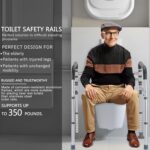 Lianjindun Toilet Safety Rails, 350 lbs - Image 2