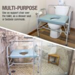 DMI Drop Arm Portable Toilet Commode - Image 5