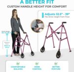 Stander Space Saver Walker, Lightweight Folding Rolling Mobility Aid - Image 5