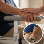 KMINA Toilet Safety Rails, Heavy Duty Frame with Handles - Image 4