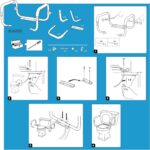 Carex Toilet Safety Frame - Toilet Safety Rails With Adjustable Width - Image 3