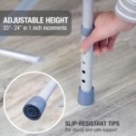 DMI Drop Arm Portable Toilet Commode - Image 3