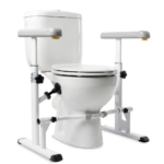 KMINA Toilet Safety Rails, Heavy Duty Frame with Handles